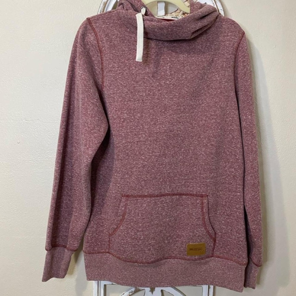 DSG Women's Hoodie Pullover Sweatshirt Size Small Burgundy Heathered